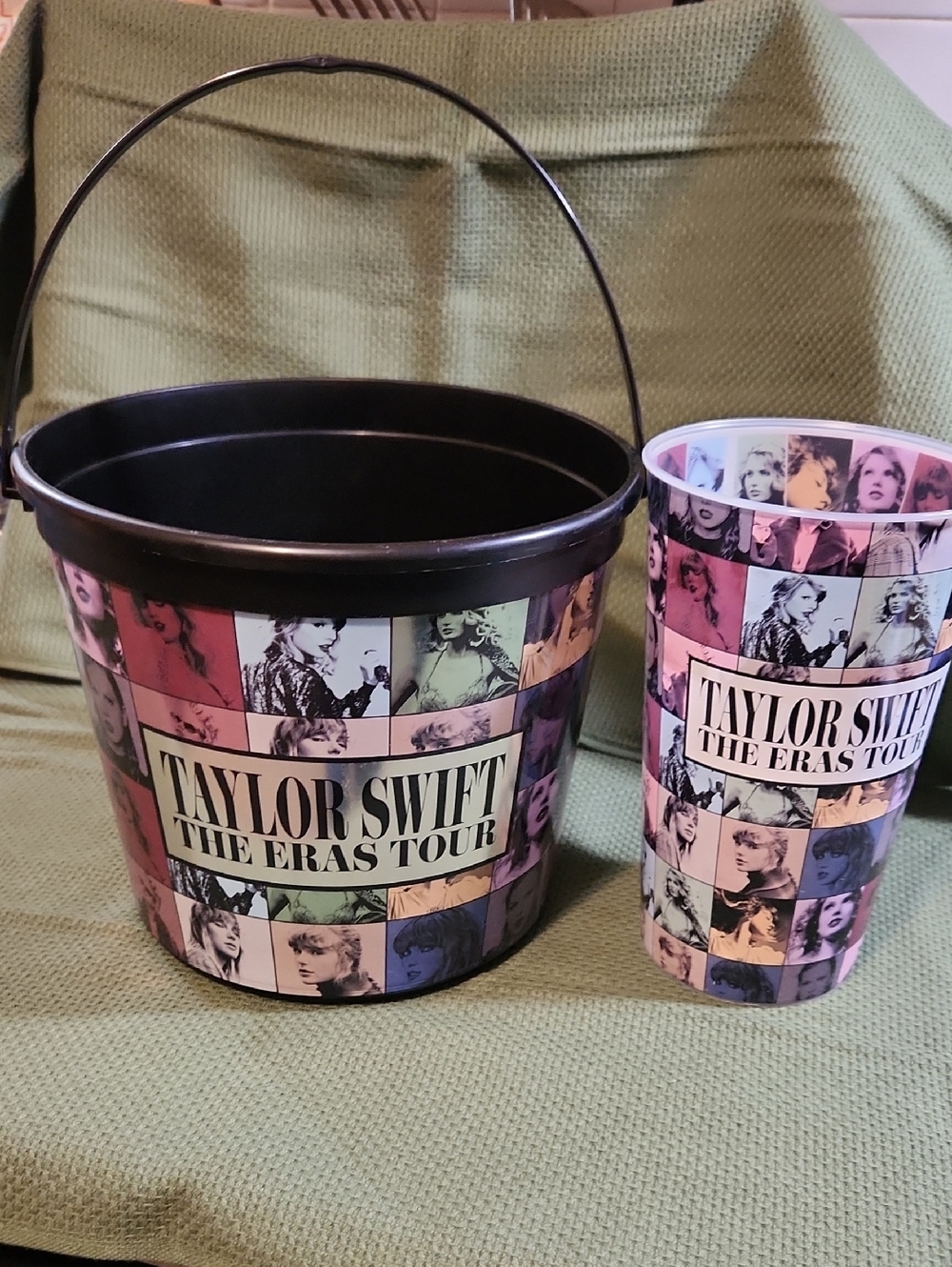 Taylor Swift Multicolor Eras Tour Popcorn Tin & Cup Set